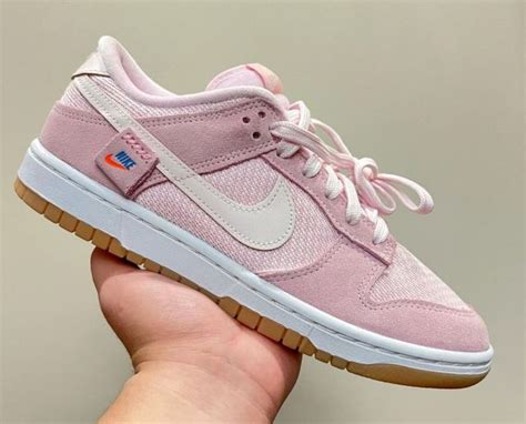 nike dunks low teddy bear|pink dunks women size 10.